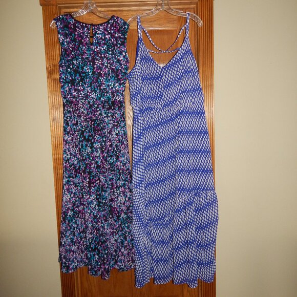 LOT 2 Women's LANE BRYANT Long Maxi Dress Floral is NWT Size 26 & 26/28 - Picture 3 of 4